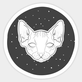 cat univers Sticker
